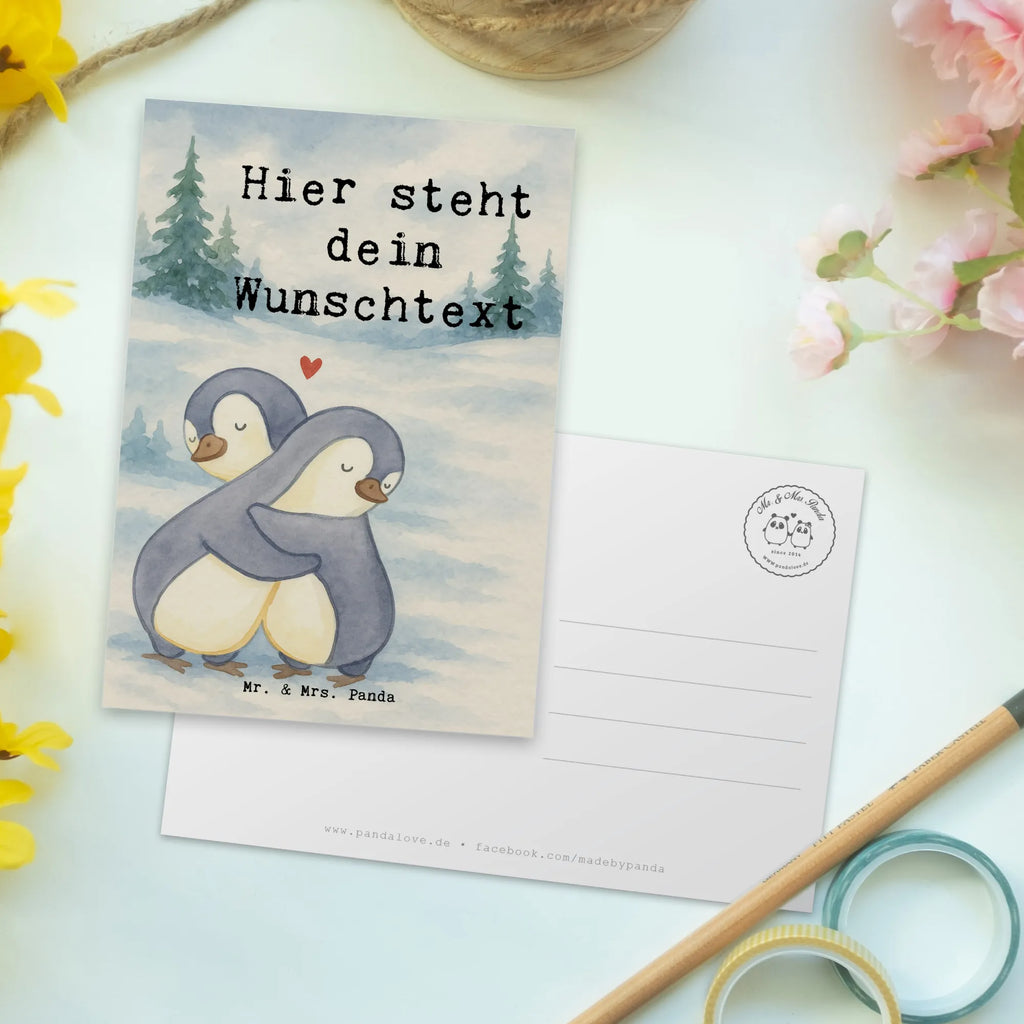 Personalised postcard penguin Best cuddle partner in the world Design Einladung mit Namen, Postkarte mit Wunschtext, Postkarte personalisierbar, Einladung mit Wunschtext, Postkarte mit Namen, Grußkarte mit Wunschtext, Grußkarte mit Namen, Karte mit Wunschtext, Ansichtskarte mit Wunschtext, Ansichtskarte mit Namen, Postkarte bedrucken, Karte mit Namen, Geschenkkarte mit Wunschtext, Geschenkkarte mit Namen, für, Dankeschön, Geschenk, Schenken, Geburtstag, Geburtstagsgeschenk, Geschenkidee, Danke, Bedanken, Mitbringsel, Freude machen, Geschenktipp, Freundin, Ehepartner, verliebt, Kuschelpartner, Freund, Hochzeitstag, Ehefrau, Ehemann, Bett, Lebenspartner, Kuscheln, Liebe, Partner