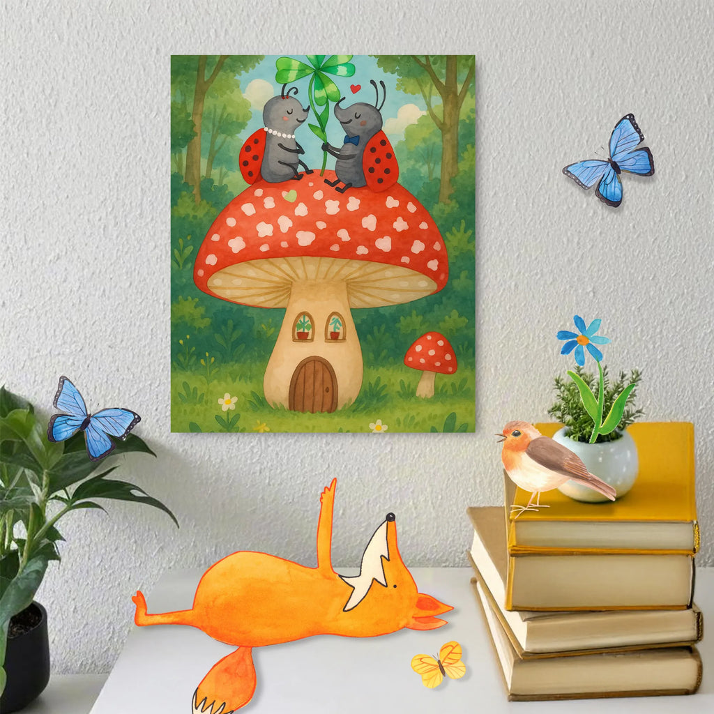 Malowanie według numerów biedronka Muchomor Design DIY, Künstler, Kunstwerk, Malen, Malen nach Zahlen, Bastelidee, Kreativität, Ausmalbild, Baseln, Tiermotive, Gute Laune, lustige Sprüche, Tiere, zuhause, Haus, Fliegenpilz, Wohnung, Fleigenpilzhaus, Marienkäfer