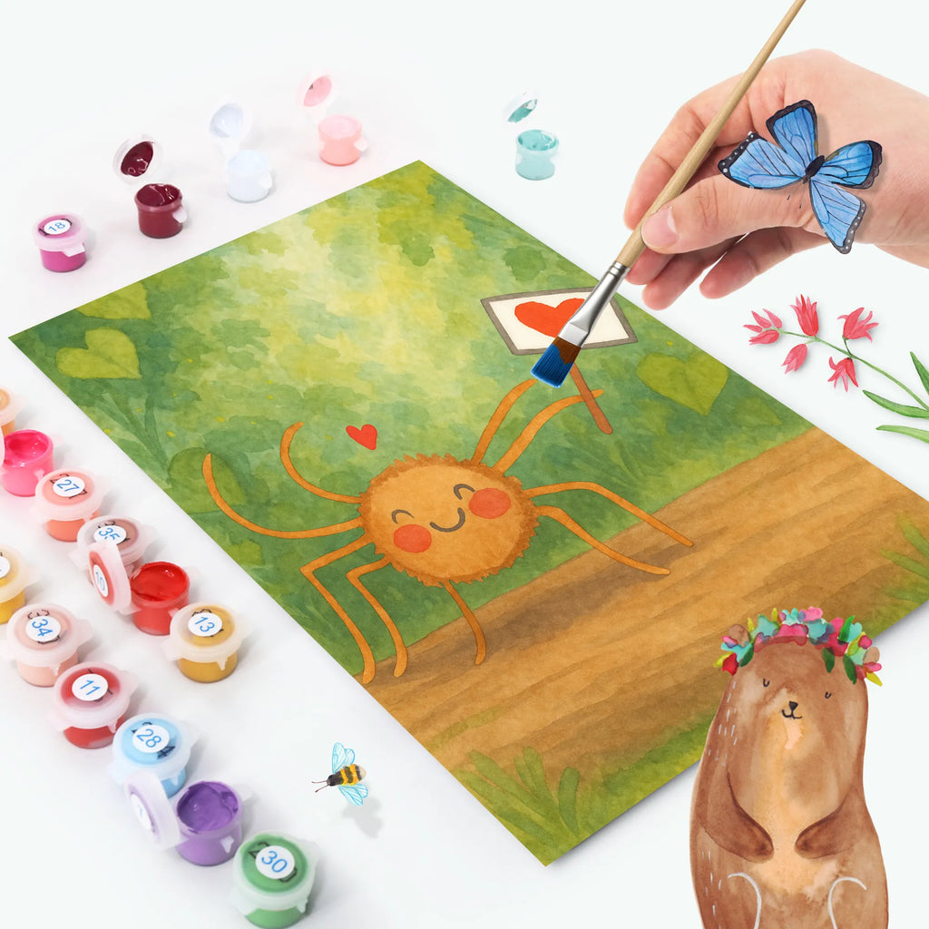 Malowanie według numerów Pająk Agata Motywacja Design Kreativität, Malen nach Zahlen, Ausmalbild, Künstler, Baseln, Malen, Kunstwerk, Bastelidee, DIY, Spinne Agathe, Spinne, Agathe, Videos, Merchandise, Dankeschön, Glück, Motivation, Liebe, Vertrauen