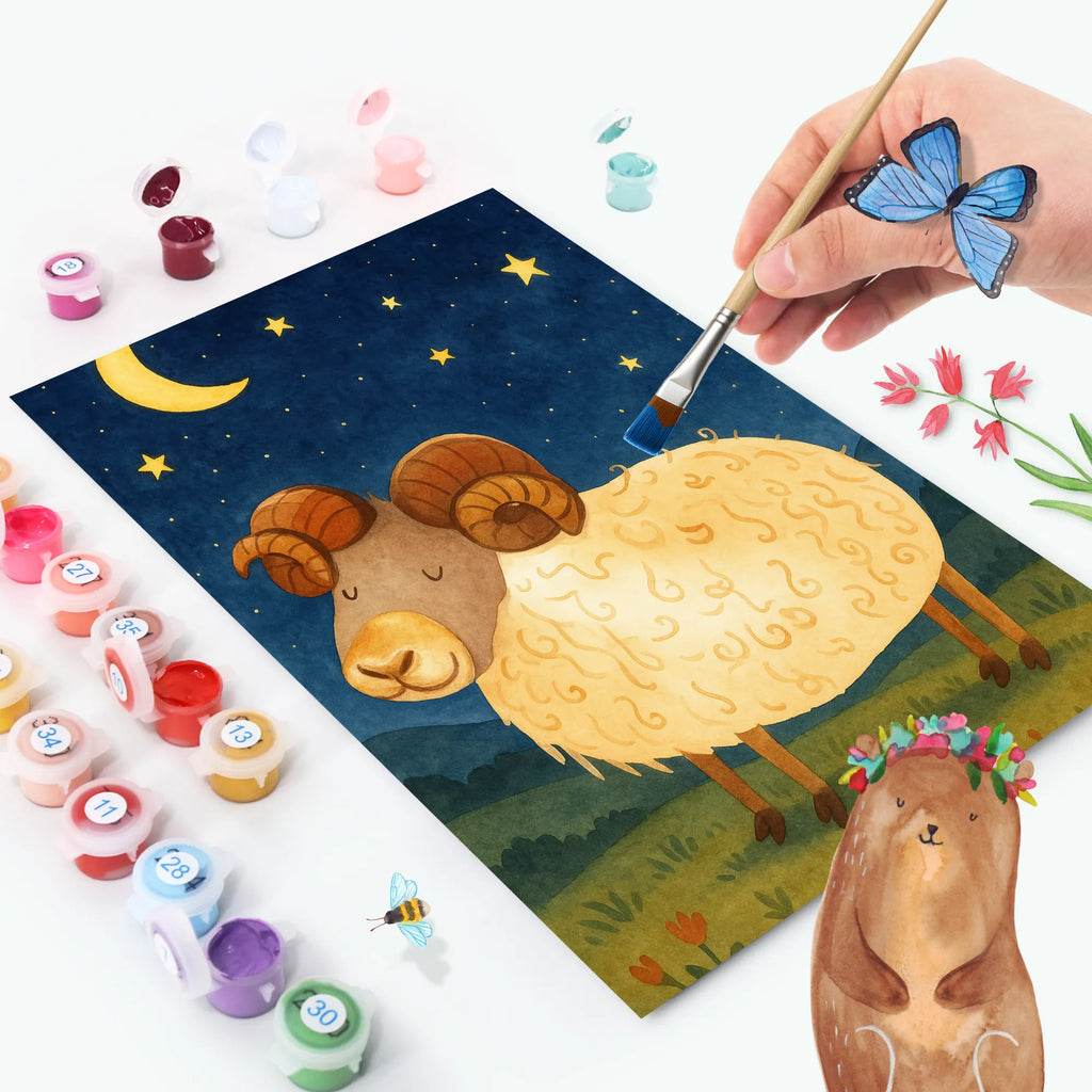 Malowanie według numerów znak zodiaku Baran Design Künstler, Ausmalbild, Kunstwerk, Baseln, Malen, DIY, Malen nach Zahlen, Bastelidee, Kreativität, Tierkreiszeichen, Sternzeichen, Horoskop, Astrologie, Aszendent, Geburtstag April, Bock, Widder Sternzeichen, Geschenk April, Geburtstag März, Widder Geschenk, Schafbock, Geschenk März