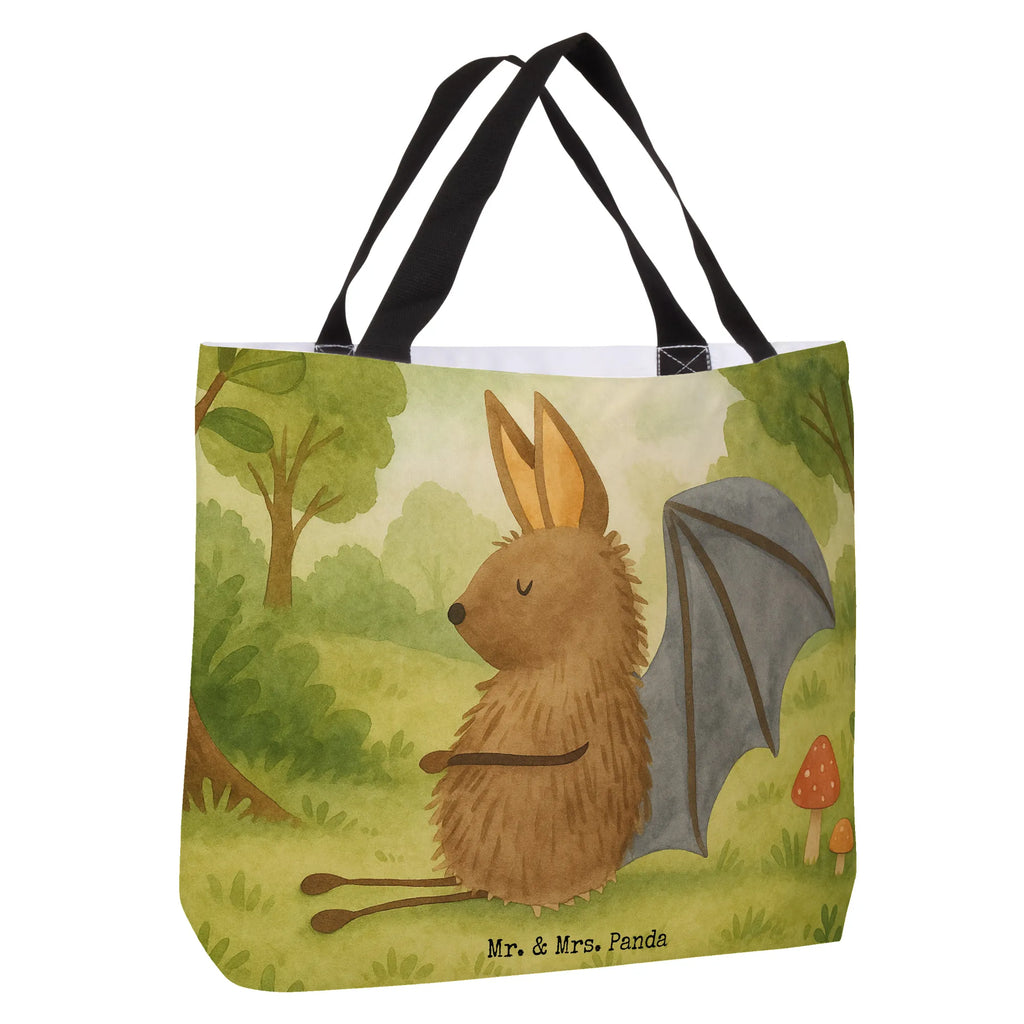 Shopper bat Sit Design Beutel, Einkaufstasche, Tasche, Strandtasche, Einkaufsbeutel, Shopper, Schultasche, Freizeittasche, Tragebeutel, Schulbeutel, Alltagstasche, Tiermotive, Gute Laune, lustige Sprüche, Tiere, Fledermaus, Fledermäuse, Motivation, entspannen