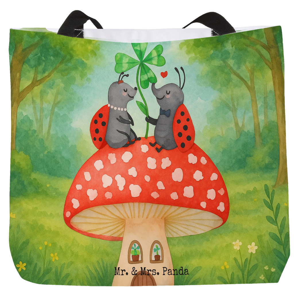 Shopper ladybug toadstool Design Beutel, Einkaufstasche, Tasche, Strandtasche, Einkaufsbeutel, Shopper, Schultasche, Freizeittasche, Tragebeutel, Schulbeutel, Alltagstasche, Tiermotive, Gute Laune, lustige Sprüche, Tiere, Haus, Wohnung, zuhause, Fliegenpilz, Marienkäfer, Fleigenpilzhaus