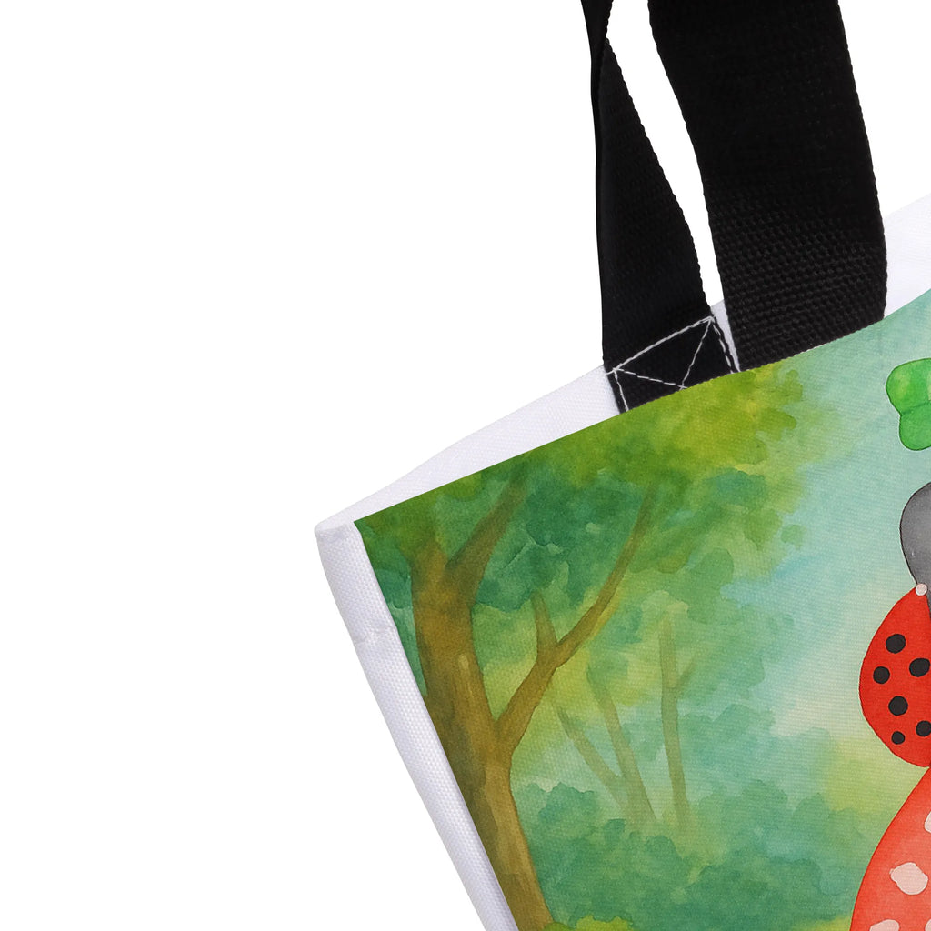Shopper ladybug toadstool Design Beutel, Einkaufstasche, Tasche, Strandtasche, Einkaufsbeutel, Shopper, Schultasche, Freizeittasche, Tragebeutel, Schulbeutel, Alltagstasche, Tiermotive, Gute Laune, lustige Sprüche, Tiere, Haus, Wohnung, zuhause, Fliegenpilz, Marienkäfer, Fleigenpilzhaus