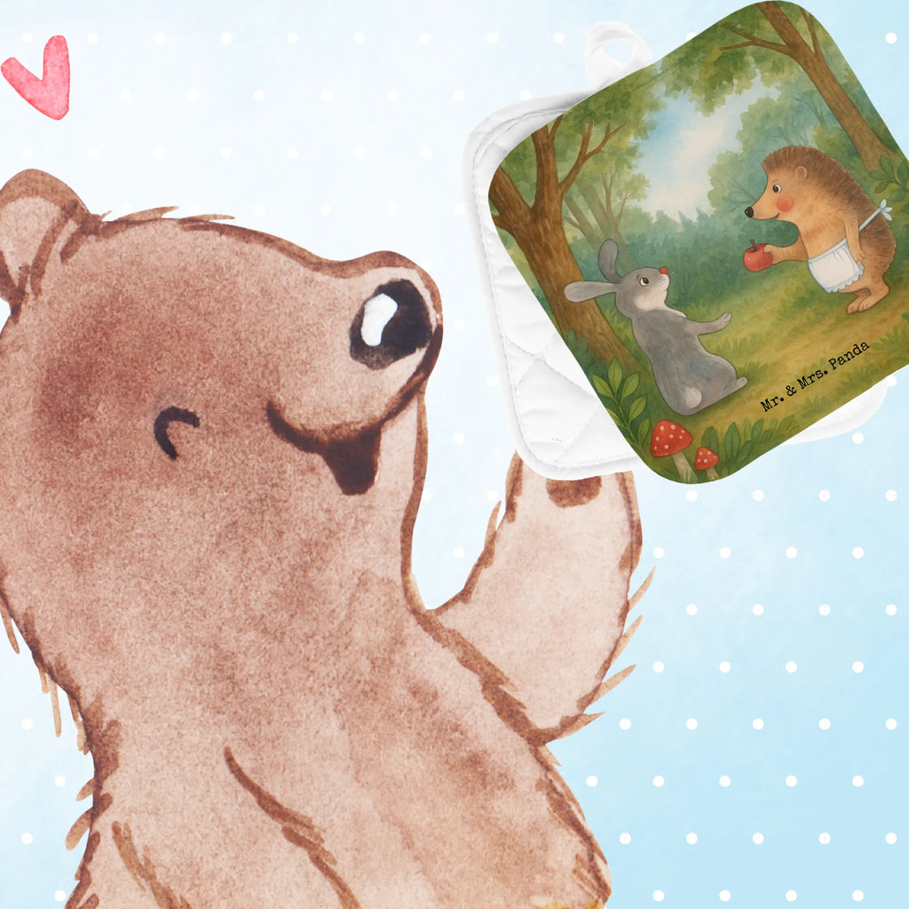 Pot holder Hare Hedgehog Design Topflappen, Ofenhandschuh, Topflappen mit Spruch, Topflappenset, Topflappen lustig, Topfhandschuhe, Topflappen 2er Set, Topfuntersetzer, Topfhandschuh, Topflappen Set, Schöne Topflappen, Ofenhandschuhe, Tiermotive, Gute Laune, lustige Sprüche, Tiere, Liebe Spruch, Trennungsschmerz, Trösten, Igel, Igel und Hase, Herzschmerz, Hase, Spruch romantisch, Liebeskummer Geschenk