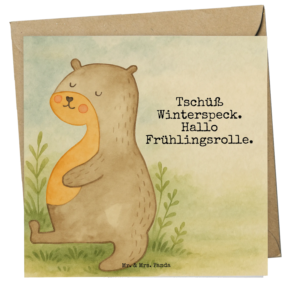 Deluxe Karte Otter Bauch Design Karte, Grußkarte, Klappkarte, Einladungskarte, Glückwunschkarte, Hochzeitskarte, Geburtstagskarte, Hochwertige Grußkarte, Hochwertige Klappkarte, Otter, Fischotter, Seeotter, Otter Seeotter See Otter