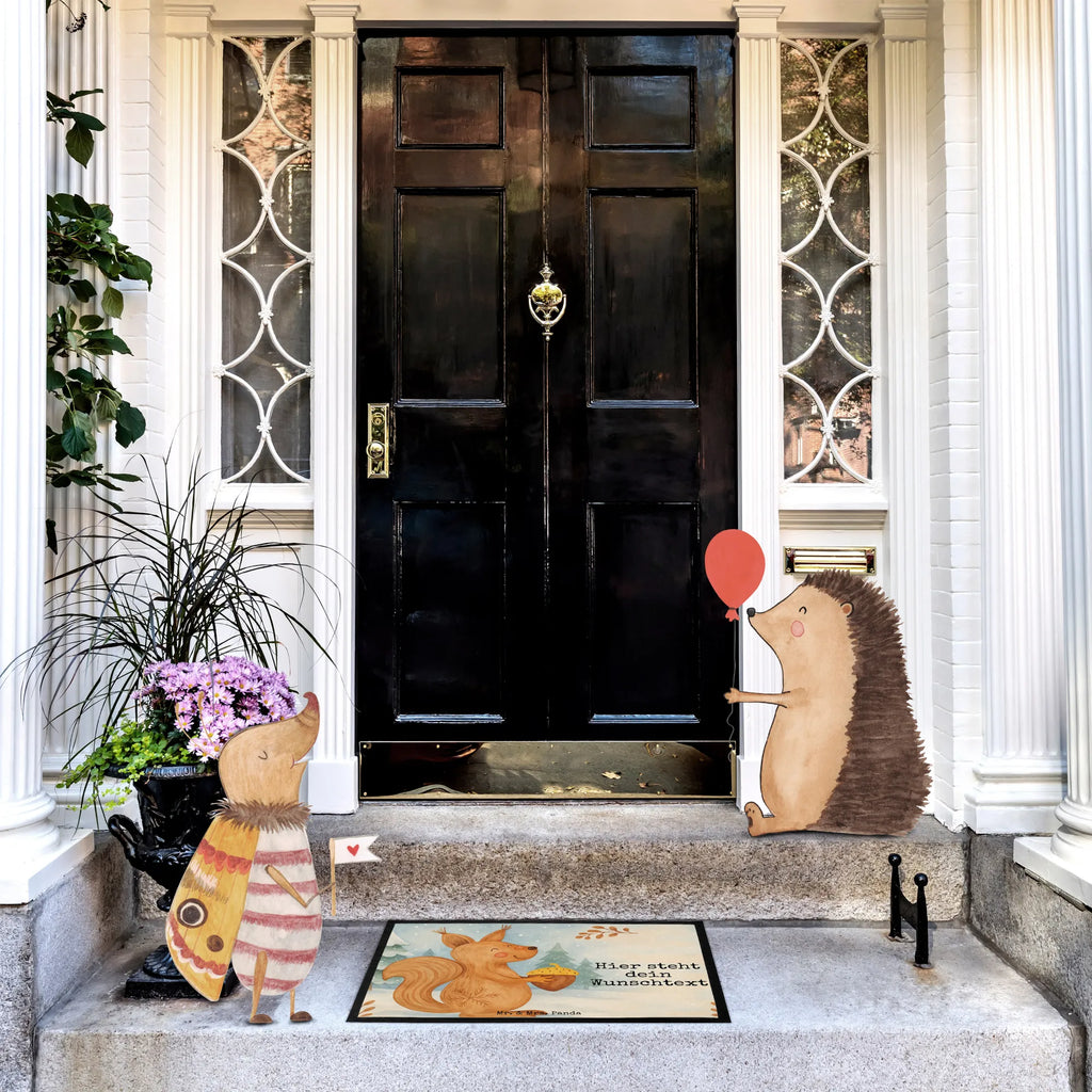 Personalized doormat Squirrel Christmas Design Personalisiert, Fußmatte bedrucken, Personalisierte Fußmatte, Haustürmatte personalisiert, Namensfussmatte, Türvorleger mit Namen, Fußmatte mit Namen, Wunschnamen, Türvorleger personalisiert, Personalisieruung, Bedrucken, Winter, Weihnachten, Weihnachtsdeko, Nikolaus, Advent, Heiligabend, Wintermotiv, Weihnachtsmotiv, Frohe Weihnachten, Weihnachtsgruß, Guten Rutsch, Vogel, Frohes neues Jahr, Neujahr