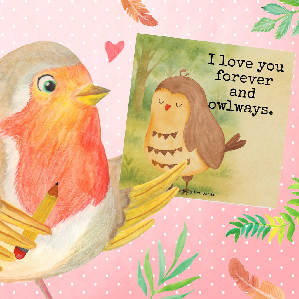 Deluxe Karte Eule Zufrieden Design Karte, Grußkarte, Klappkarte, Einladungskarte, Glückwunschkarte, Hochzeitskarte, Geburtstagskarte, Hochwertige Grußkarte, Hochwertige Klappkarte, Eule, Eule Spruch, Eule deko, Owl, Liebe Spruch, Romantisch, Wortspiel lustig, Spruch schön, Geschenk Hochzeitstag