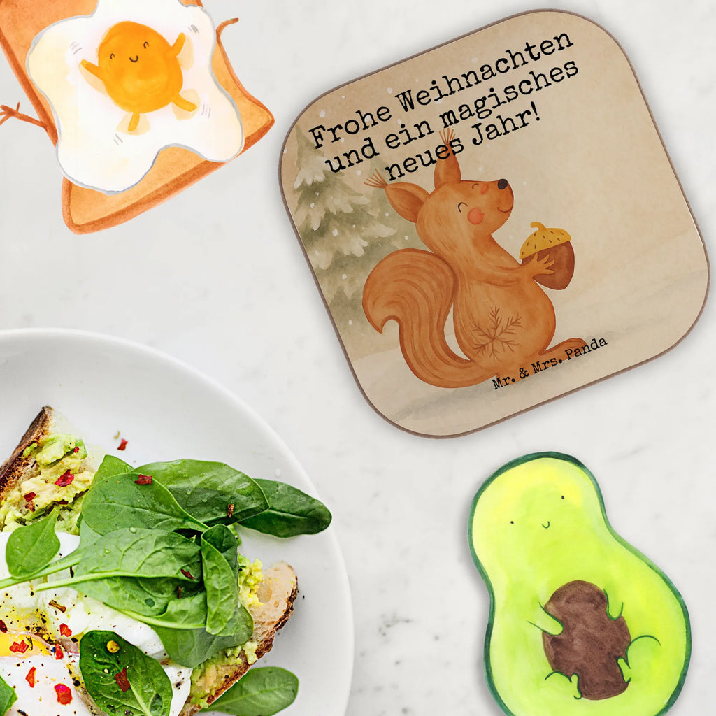 Square coaster Squirrel Christmas Design Untersetzer, Bierdeckel, Glasuntersetzer, Untersetzer Gläser, Getränkeuntersetzer, Untersetzer aus Holz, Untersetzer für Gläser, Korkuntersetzer, Untersetzer Holz, Holzuntersetzer, Tassen Untersetzer, Untersetzer Design, Winter, Weihnachten, Weihnachtsdeko, Nikolaus, Advent, Heiligabend, Wintermotiv, Frohe Weihnachten, Frohes neues Jahr, Guten Rutsch, Weihnachtsmotiv, Weihnachtsgruß, Neujahr, Vogel