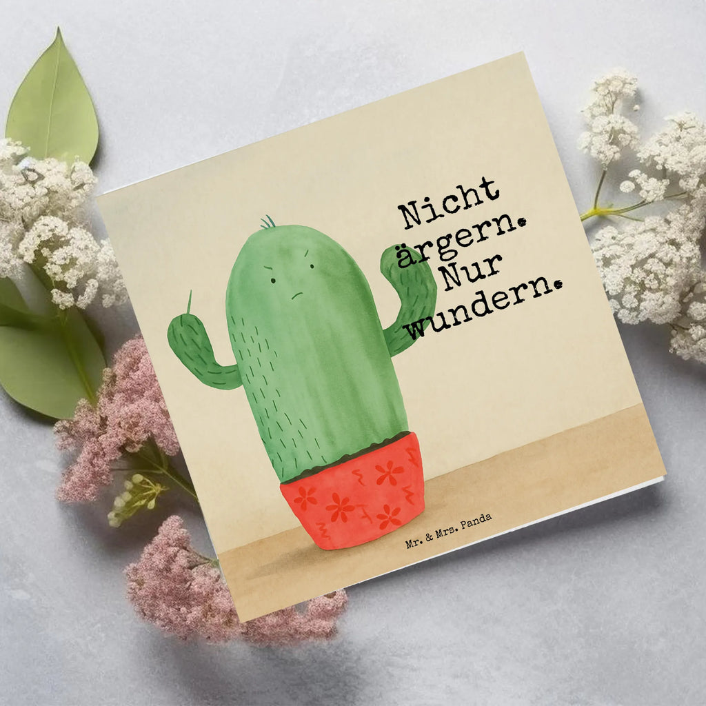 Deluxe Karte Kaktus Wut Design Karte, Grußkarte, Klappkarte, Einladungskarte, Glückwunschkarte, Hochzeitskarte, Geburtstagskarte, Hochwertige Grußkarte, Hochwertige Klappkarte, Kaktus, Kakteen, ärgern, Büro, Schule, Büroalltag, Chefin, Kollege, Kollegin, wütend