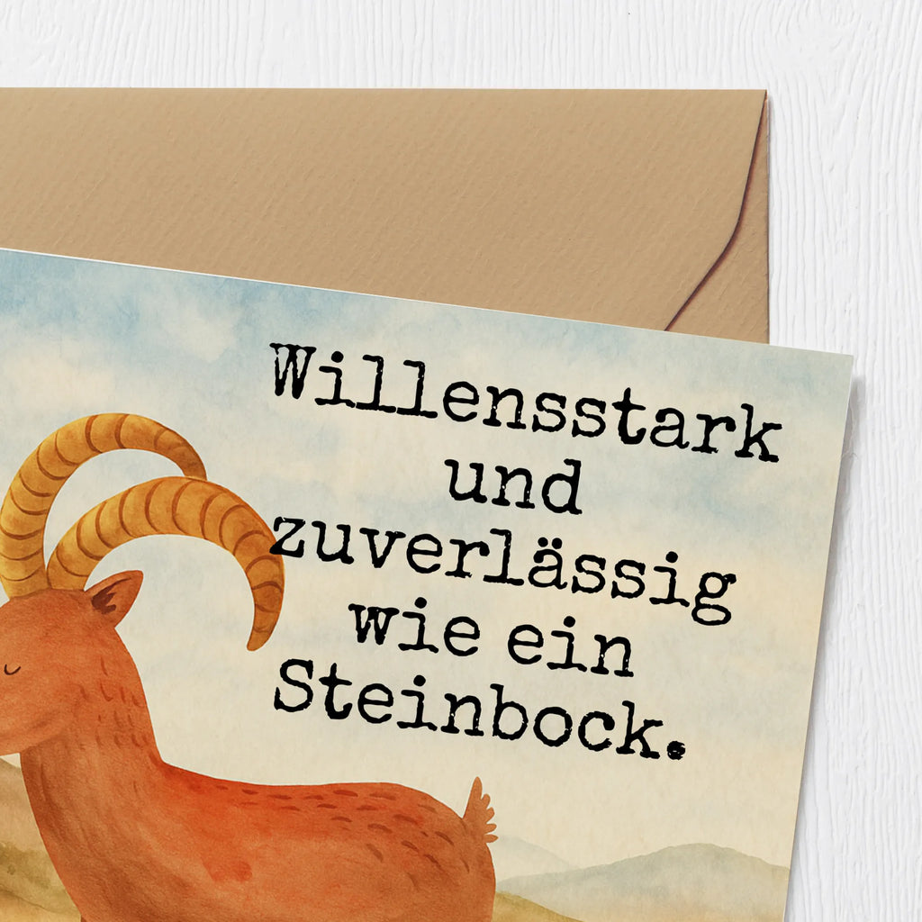 Deluxe Karte Sternzeichen Steinbock Design Karte, Grußkarte, Klappkarte, Einladungskarte, Glückwunschkarte, Hochzeitskarte, Geburtstagskarte, Hochwertige Grußkarte, Hochwertige Klappkarte, Tierkreiszeichen, Sternzeichen, Horoskop, Astrologie, Aszendent, Steinböcke, Steinbock Geschenk, Steinbock Sternzeichen, Geschenk Dezember, Geschenk Januar, Geburtstag Dezember, Geburtstag Januar, Ziege, Bock