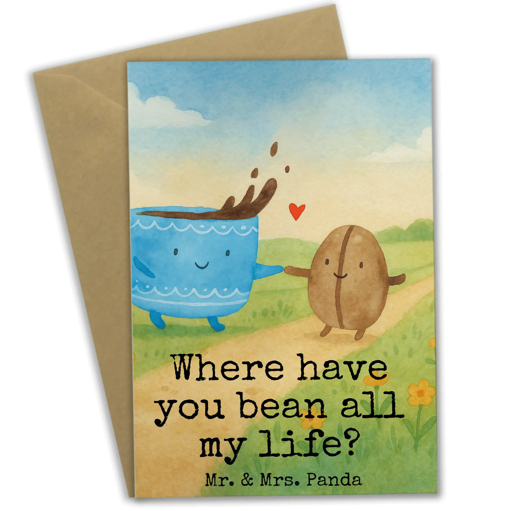 Grußkarte Kaffee Bohne Design Grußkarte, Klappkarte, Einladungskarte, Glückwunschkarte, Hochzeitskarte, Geburtstagskarte, Karte, Ansichtskarten, Tiermotive, Gute Laune, lustige Sprüche, Tiere, Kaffee, Kaffeebohne, Genuss, Zufriedenheit, Glück