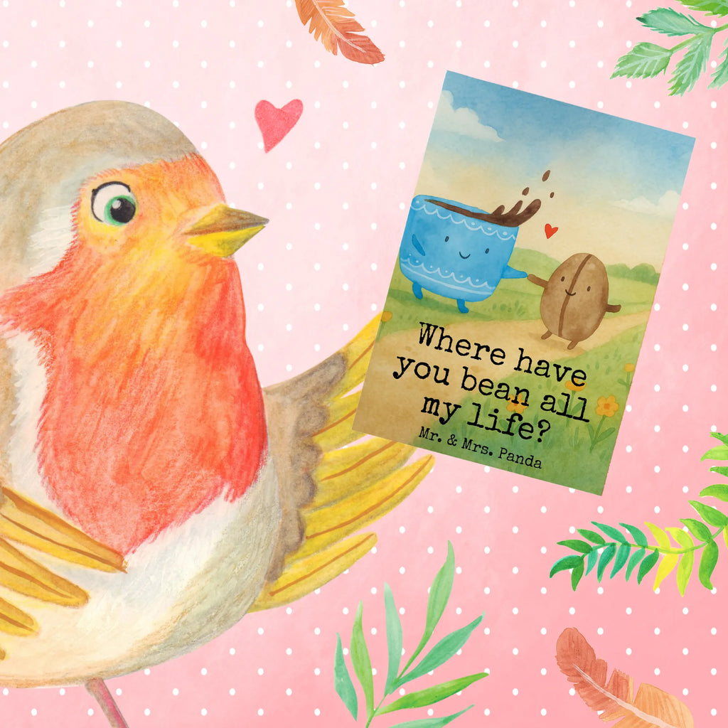 Grußkarte Kaffee Bohne Design Grußkarte, Klappkarte, Einladungskarte, Glückwunschkarte, Hochzeitskarte, Geburtstagskarte, Karte, Ansichtskarten, Tiermotive, Gute Laune, lustige Sprüche, Tiere, Kaffee, Kaffeebohne, Genuss, Zufriedenheit, Glück