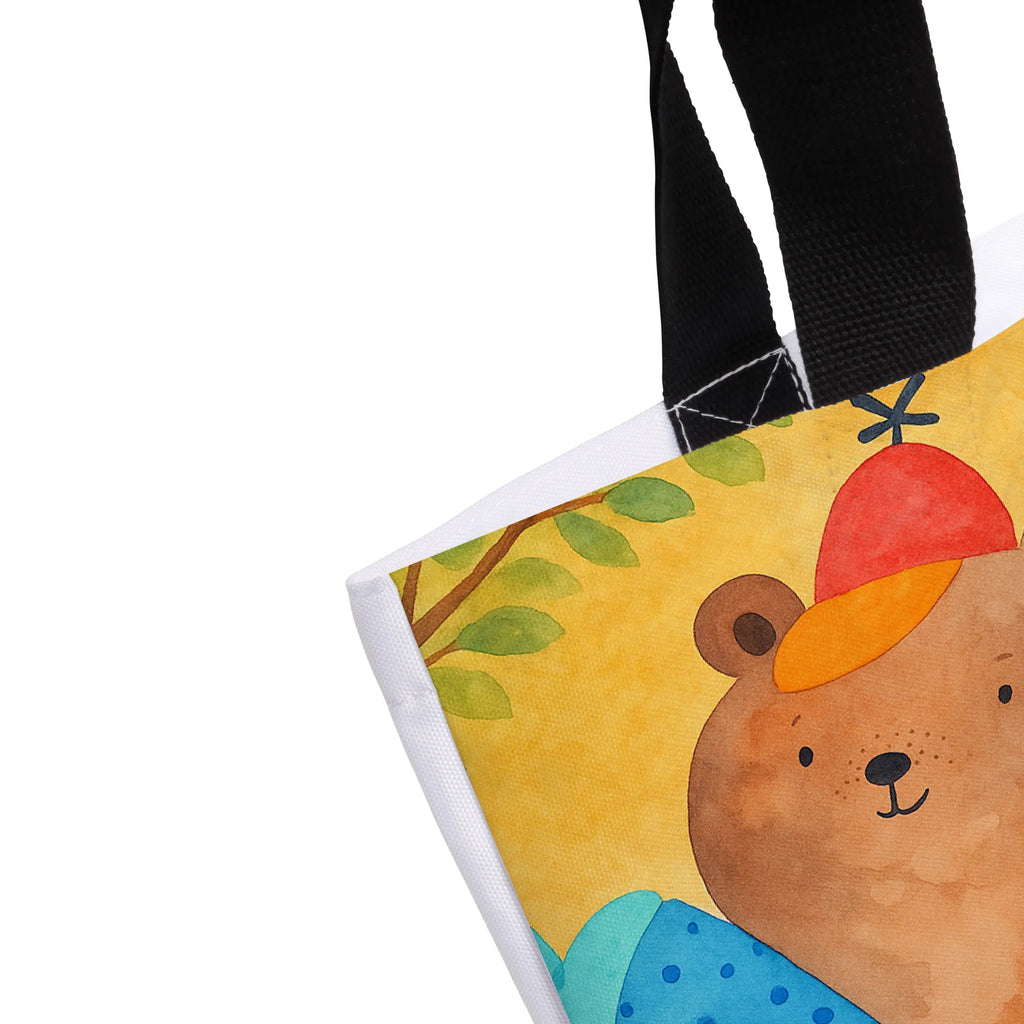 Shopper Bär Schultüte Design Alltagstasche, Strandtasche, Schulbeutel, Beutel, Einkaufsbeutel, Einkaufstasche, Schultasche, Shopper, Freizeittasche, Tasche, Tragebeutel, Bär, Teddy, Teddybär, Schulbeginn, Grundschule, Erster Schultag Geschenk, Bär Motiv, Schule Geschenk, Einschulung Geschenk, Schultüte, Schulanfang