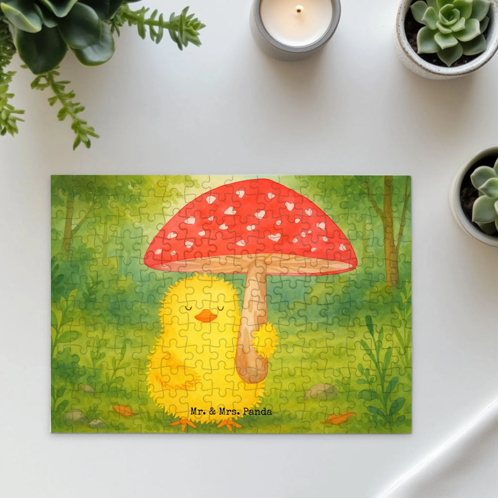 Puzzle chick toadstool Design Puzzle, Ostern, Osterhase, Ostergeschenke, Osternest, Osterdeko, Geschenke zu Ostern, Ostern Geschenk, Ostergeschenke Kinder, Ostern Kinder, Küken, Fliegenpilz, Glückspilz, Frohe Ostern, Ostergrüße