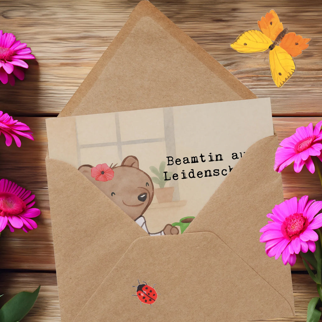 Deluxe Card female civil servant Passion Design Karte, Grußkarte, Hochzeitskarte, Glückwunschkarte, Hochwertige Grußkarte, Klappkarte, Geburtstagskarte, Einladungskarte, Hochwertige Klappkarte, Beruf, Ausbildung, Jubiläum, Abschied, Rente, Kollege, Kollegin, Geschenk, Schenken, Arbeitskollege, Mitarbeiter, Firma, Danke, Dankeschön, Studium, Amt, Verbeamtung, öffentlicher Dienst, Beamtentum, Beamte