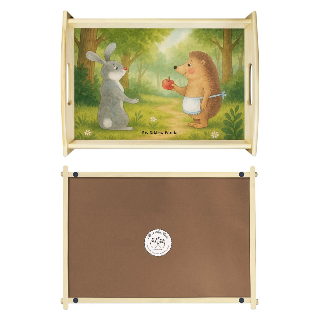 Serviertablett Hase Igel Design Dekotablett, Tablett, Serviertablett, Holztablett, Frühstückstablett, Küchentablett, Tiermotive, Gute Laune, lustige Sprüche, Tiere, Trennungsschmerz, Trösten, Igel und Hase, Liebe Spruch, Hase, Igel, Spruch romantisch, Herzschmerz, Liebeskummer Geschenk