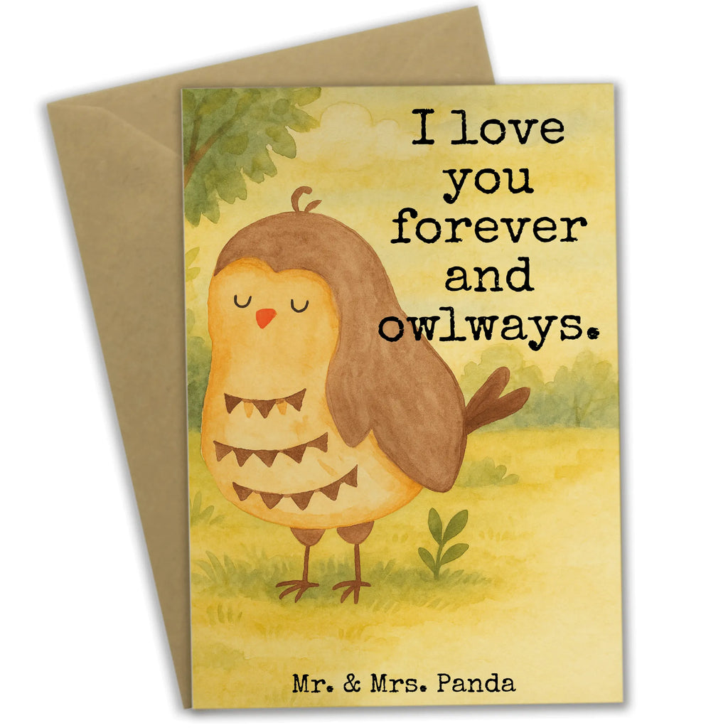 Grußkarte Eule Zufrieden Design Grußkarte, Klappkarte, Einladungskarte, Glückwunschkarte, Hochzeitskarte, Geburtstagskarte, Karte, Ansichtskarten, Eule, Eule Spruch, Eule deko, Owl, Liebe Spruch, Romantisch, Wortspiel lustig, Spruch schön, Geschenk Hochzeitstag