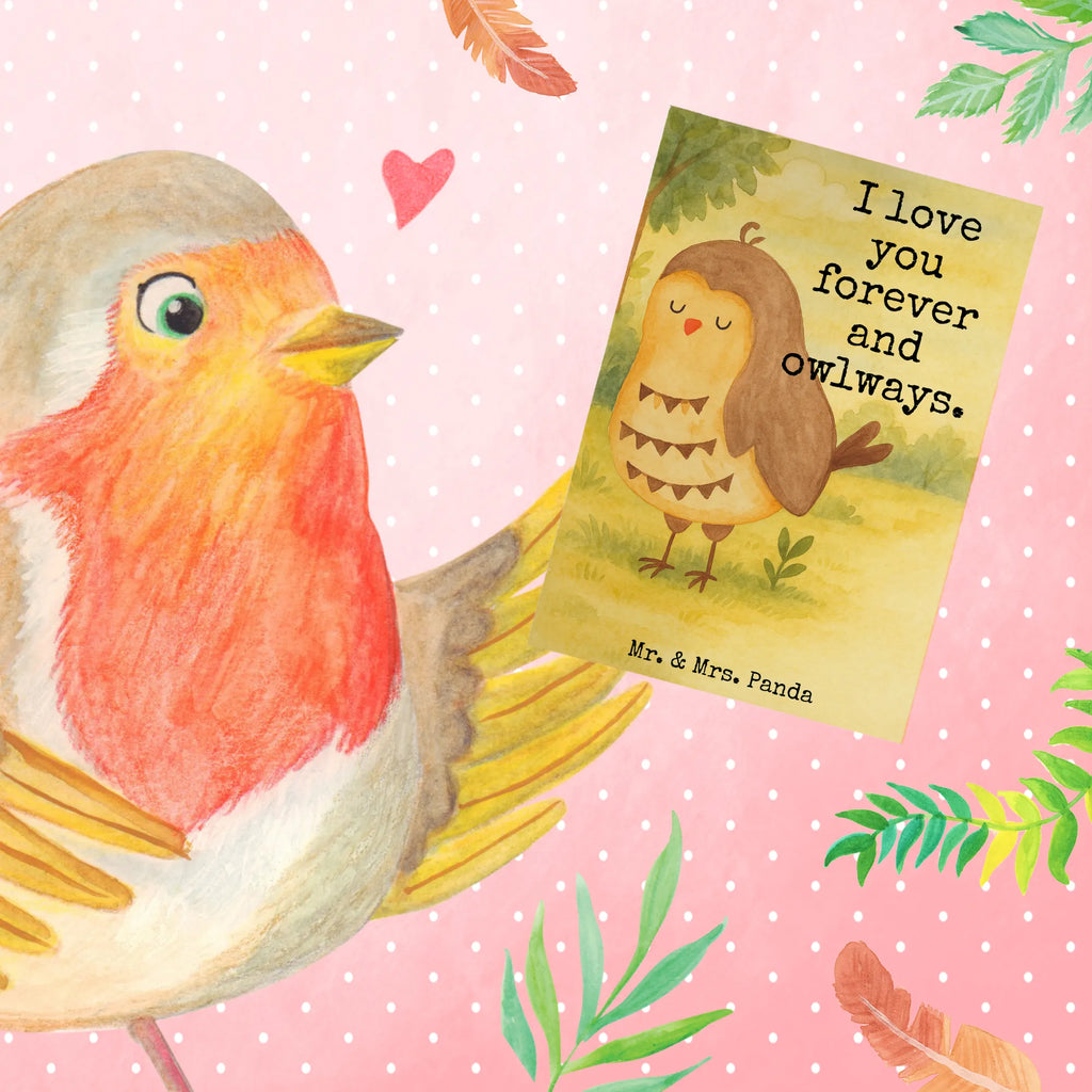 Grußkarte Eule Zufrieden Design Grußkarte, Klappkarte, Einladungskarte, Glückwunschkarte, Hochzeitskarte, Geburtstagskarte, Karte, Ansichtskarten, Eule, Eule Spruch, Eule deko, Owl, Liebe Spruch, Romantisch, Wortspiel lustig, Spruch schön, Geschenk Hochzeitstag