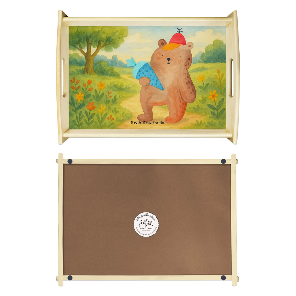 Serviertablett Bär Schultüte Design Küchentablett, Frühstückstablett, Holztablett, Dekotablett, Tablett, Serviertablett, Bär, Teddy, Teddybär, Einschulung Geschenk, Grundschule, Schulanfang, Bär Motiv, Schule Geschenk, Schulbeginn, Erster Schultag Geschenk, Schultüte