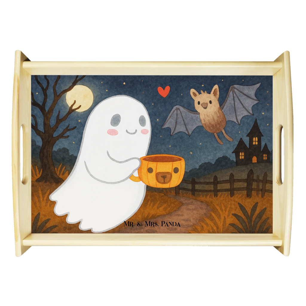 Frühstückstablett Gespenst Kaffee Design Frühstückstablett, Holztablett, Tablett, Dekotablett, Serviertablett, Küchentablett, Halloween, Deko, Martinssingen, Dekoration, Geschenke, Schenken, Gespenst, Kaffee