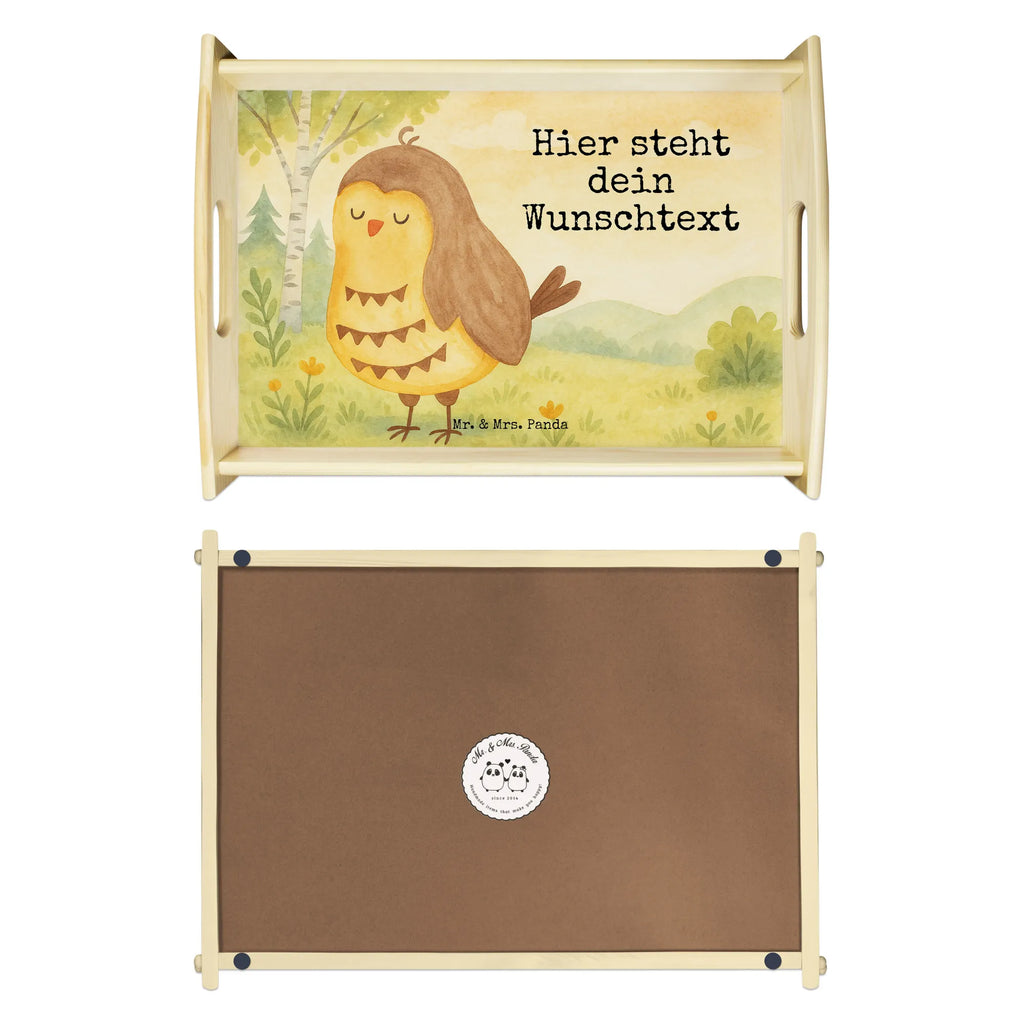 Personalisiertes Serviertablett Eule Zufrieden Design Personalisiertes Dekotablett, Personalisiertes Küchentablett, Serviertablett mit Namen, Personalisiertes Frühstückstablett, Personalisiertes Holztablett, Personalisiertes Tablett, Tablett mit Namen, Personalisiertes Serviertablett, Eule, Romantisch, Liebe Spruch, Spruch schön, Wortspiel lustig, Owl, Eule deko, Geschenk Hochzeitstag, Eule Spruch