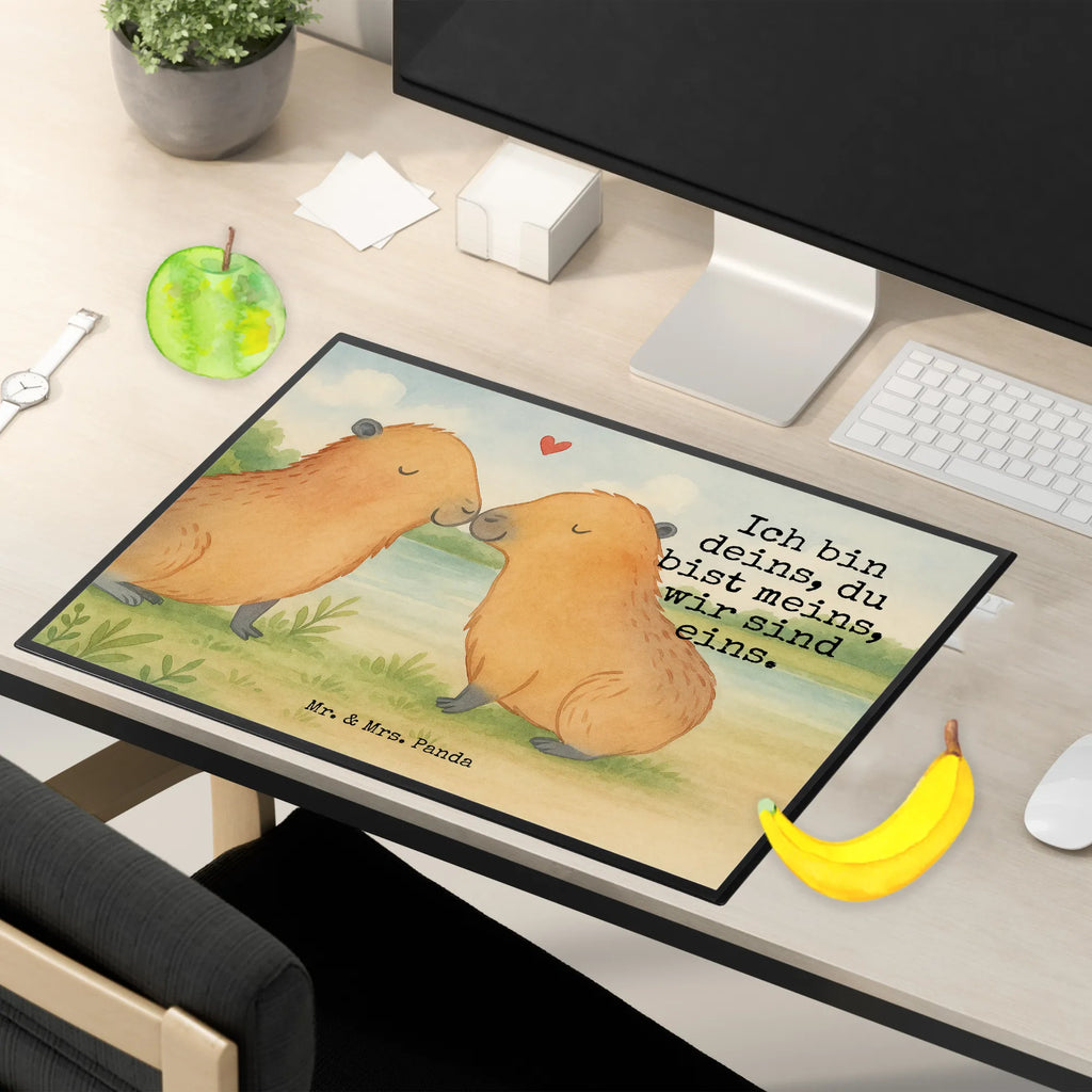 Podkładka na biurko kapibara miłość Design Schreibtischunterlage Groß, Büroartikel, Schreibtisch Unterlagen, Schreibunterlage, Schreibwaren, Bürobedarf, Schreibtischauflage, Tiermotive, Gute Laune, lustige Sprüche, Tiere, Beziehung, Romantisches Geschenk, Tierliebe, Liebesbeweis, Verschmolzen, Liebesspruch, Partnertiere, Geschenkidee, Ich bin deins, Jahrestag, Capybara, Paar, Ehejubiläum, Liebe, Herzlich, Valentinstag, verliebt, Du bist meins, Handgezeichnet, Kuschel Capybaras
