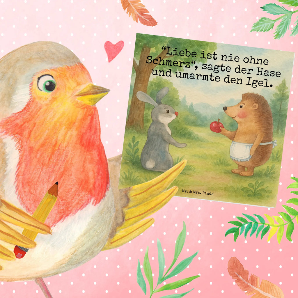 Karta Deluxe królik jeż Design Karte, Grußkarte, Klappkarte, Hochzeitskarte, Glückwunschkarte, Hochwertige Grußkarte, Einladungskarte, Hochwertige Klappkarte, Geburtstagskarte, Tiermotive, Gute Laune, lustige Sprüche, Tiere, Spruch romantisch, Igel, Liebeskummer Geschenk, Liebe Spruch, Igel und Hase, Trennungsschmerz, Hase, Herzschmerz, Trösten