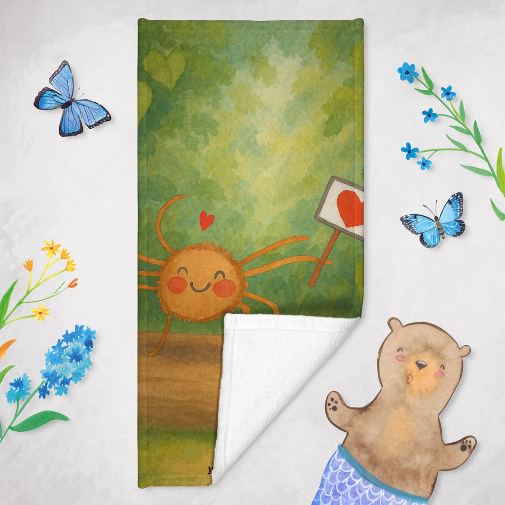 Badehandtuch Spinne Agathe Motivation Design Duschtuch, Badetuch, Strandtuch, Saunatuch, Kinder Handtuch, Spinne Agathe, Spinne, Agathe, Videos, Merchandise, Motivation, Glück, Liebe, Vertrauen, Dankeschön