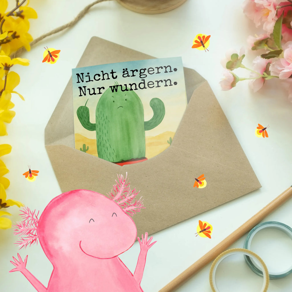 Grußkarte Kaktus Wut Design Grußkarte, Klappkarte, Einladungskarte, Glückwunschkarte, Hochzeitskarte, Geburtstagskarte, Karte, Ansichtskarten, Kaktus, Kakteen, ärgern, Büro, Schule, Büroalltag, Chefin, Kollege, Kollegin, wütend