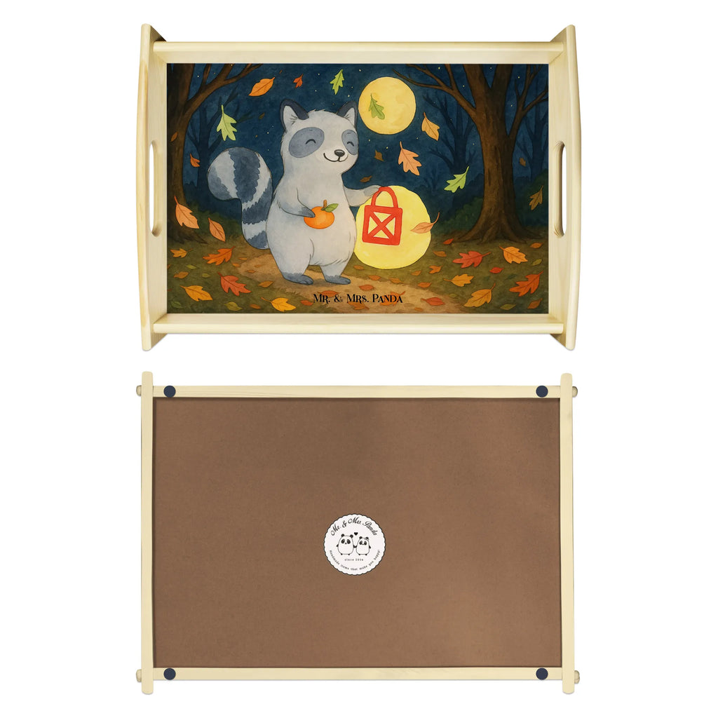 Taca serwisowa szop pracz latarnia Design Dekotablett, Küchentablett, Frühstückstablett, Tablett, Serviertablett, Holztablett, Halloween, Deko, Martinssingen, Dekoration, Geschenke, Schenken, Waschbär, Laterne, Trick or Treat, Herbst, Halloween Deko, Süßes sonst gibt's saures