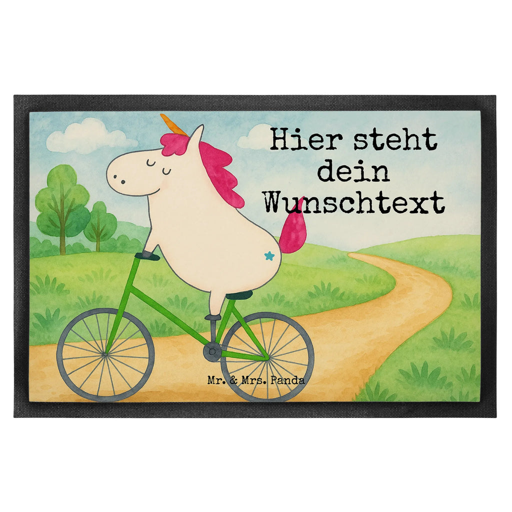 Personalisierte Fußmatte Einhorn Radfahrer Design Fußmatte bedrucken, Personalisieruung, Personalisierte Fußmatte, Haustürmatte personalisiert, Namensfussmatte, Fußmatte mit Namen, Türvorleger mit Namen, Personalisiert, Bedrucken, Türvorleger personalisiert, Wunschnamen, Einhorn, Einhörner, Einhorn Deko, Unicorn, Feenstaub, Bike, Konfetti, Rad, Radfahren, Kummer, Radfahrer, Liebeskummer, Luxusproblem