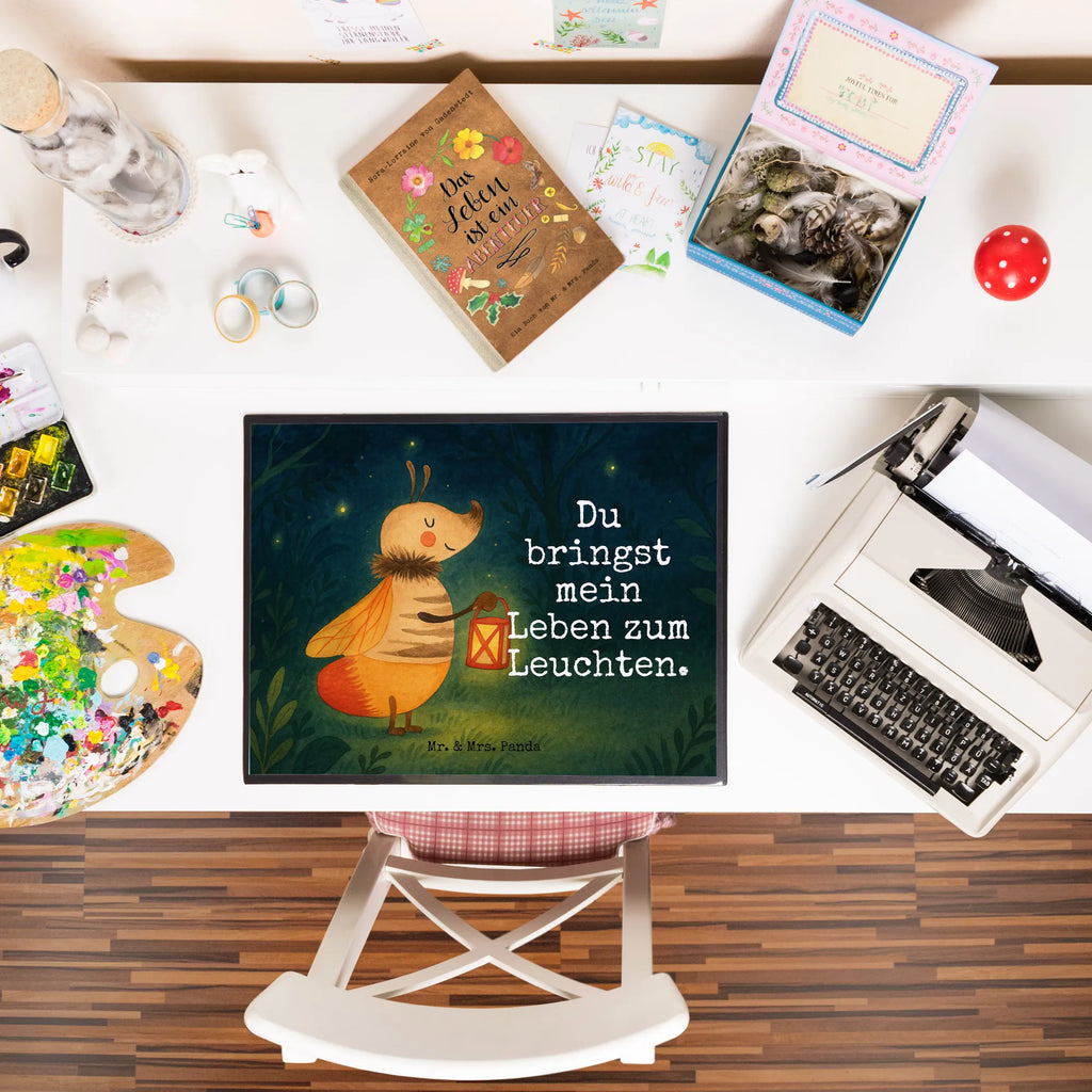 Podkładka na biurko Świetlik Design Schreibunterlage, Schreibtischauflage, Bürobedarf, Büroartikel, Schreibwaren, Schreibtisch Unterlagen, Schreibtischunterlage Groß, Tiermotive, Gute Laune, lustige Sprüche, Tiere, Glühwürmchen, Glühwurm, Falter, Liebe, Leuchten, magisch, Liebesbeweis, Lieblingsmensch, Verlobung, Heiratsantrag, Jahrestag, Liebesspruch