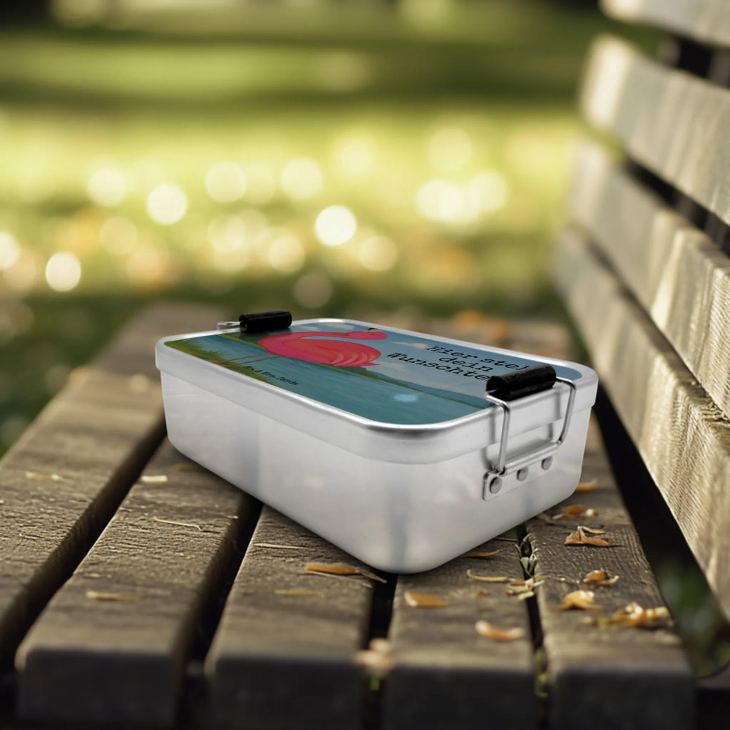 Personalisierte Metall Brotdose Flamingo Stolz Design Brotbox mit Namen, Brotdose mit Namen, Schule, Brotbox, Brotdose, Kindergarten, Geschenk mit Namen, Uni, Flamingo, Selbstliebe, Mama, Tochter, Freundin, beste Freundin, Freude, stolz, Schwester, Selbstakzeptanz