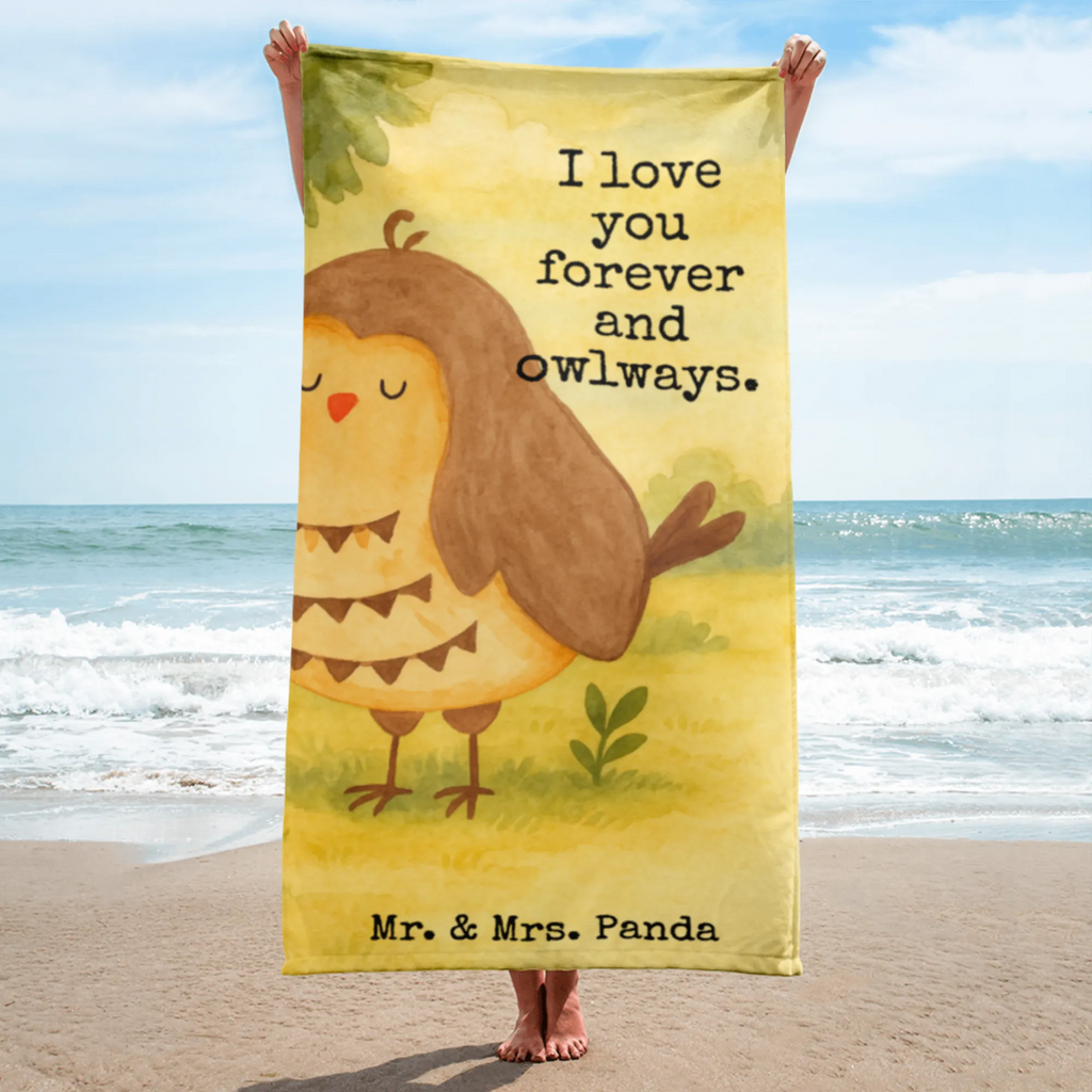 XL Badehandtuch Eule Zufrieden Design Handtuch, Badetuch, Duschtuch, Strandtuch, Saunatuch, Eule, Eule Spruch, Eule deko, Owl, Liebe Spruch, Romantisch, Wortspiel lustig, Spruch schön, Geschenk Hochzeitstag