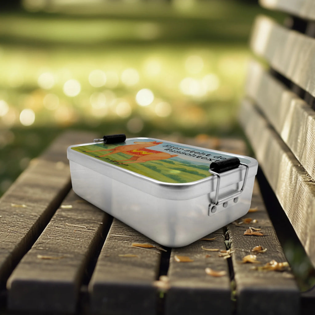 Personalisierte Metall Brotdose Alpaka Stolz Design Geschenk mit Namen, Uni, Brotbox, Brotdose mit Namen, Schule, Kindergarten, Brotbox mit Namen, Brotdose, Alpaka, Lama
