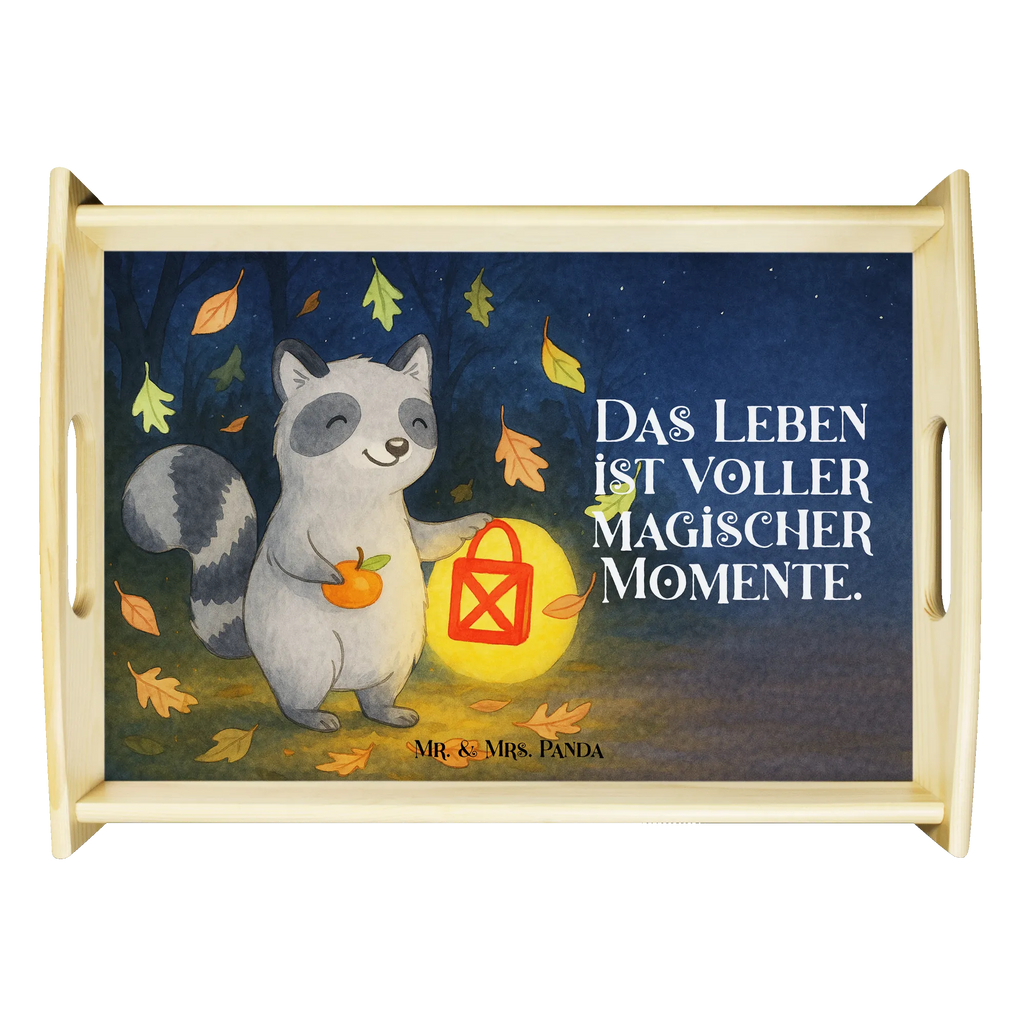 Taca serwisowa szop pracz latarnia Design Dekotablett, Küchentablett, Frühstückstablett, Tablett, Serviertablett, Holztablett, Halloween, Deko, Martinssingen, Dekoration, Geschenke, Schenken, Waschbär, Laterne, Trick or Treat, Herbst, Halloween Deko, Süßes sonst gibt's saures