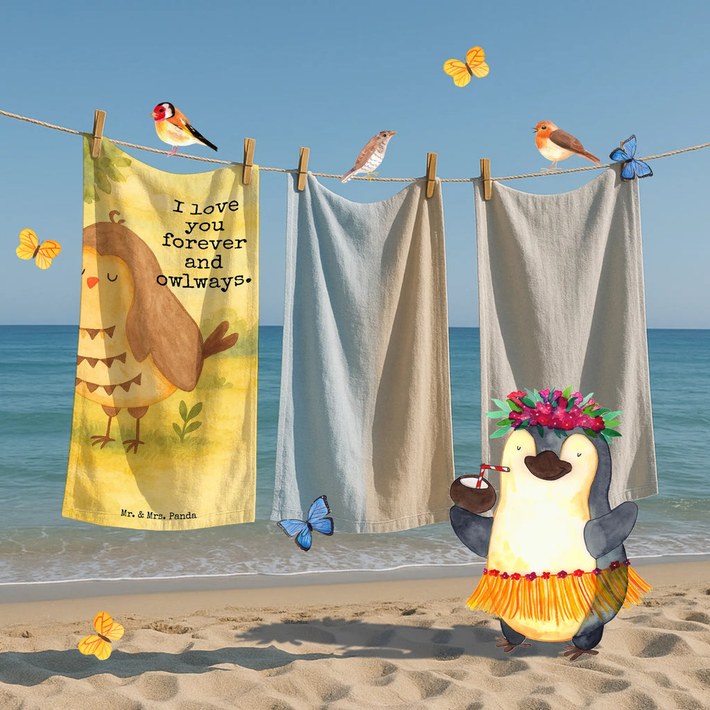 Badehandtuch Eule Zufrieden Design Duschtuch, Badetuch, Strandtuch, Saunatuch, Kinder Handtuch, Eule, Eule Spruch, Eule deko, Owl, Liebe Spruch, Romantisch, Wortspiel lustig, Spruch schön, Geschenk Hochzeitstag