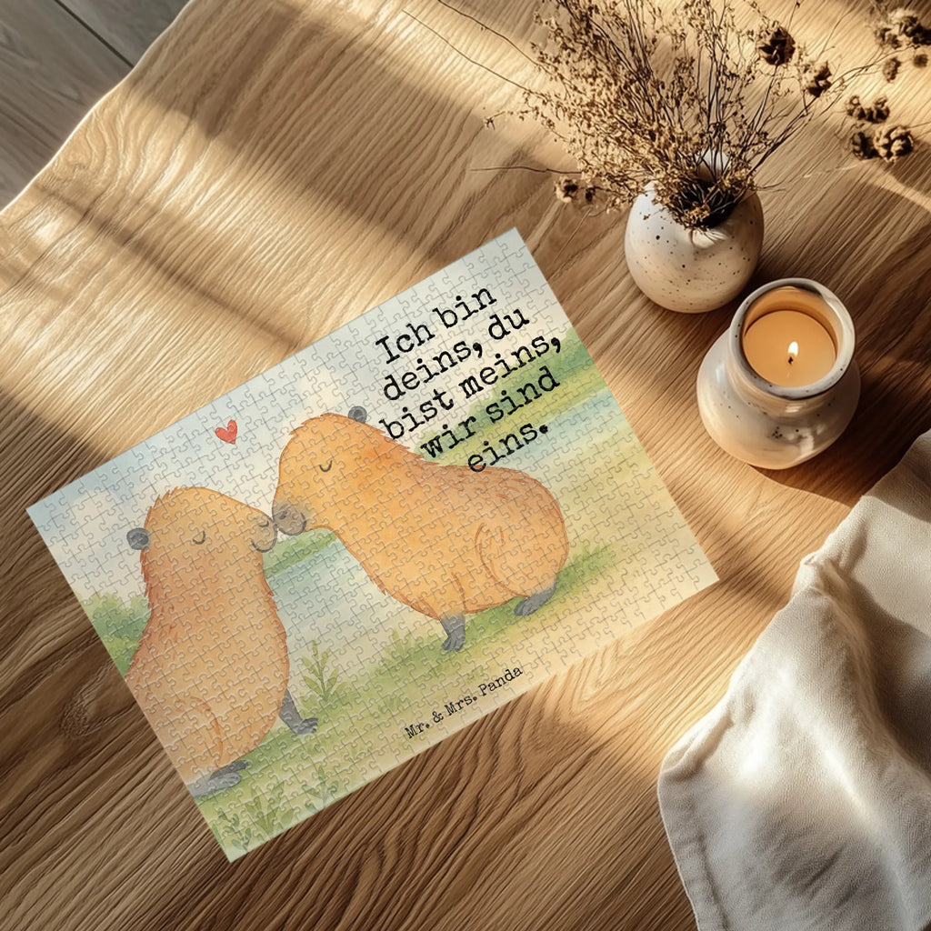 Puzzle Capybara Liebe Design Puzzle, Tiermotive, Gute Laune, lustige Sprüche, Tiere, Romantisches Geschenk, Du bist meins, Beziehung, Handgezeichnet, verliebt, Geschenkidee, Ehejubiläum, Liebe, Valentinstag, Herzlich, Liebesbeweis, Jahrestag, Tierliebe, Partnertiere, Ich bin deins, Kuschel Capybaras, Liebesspruch, Verschmolzen, Capybara, Paar
