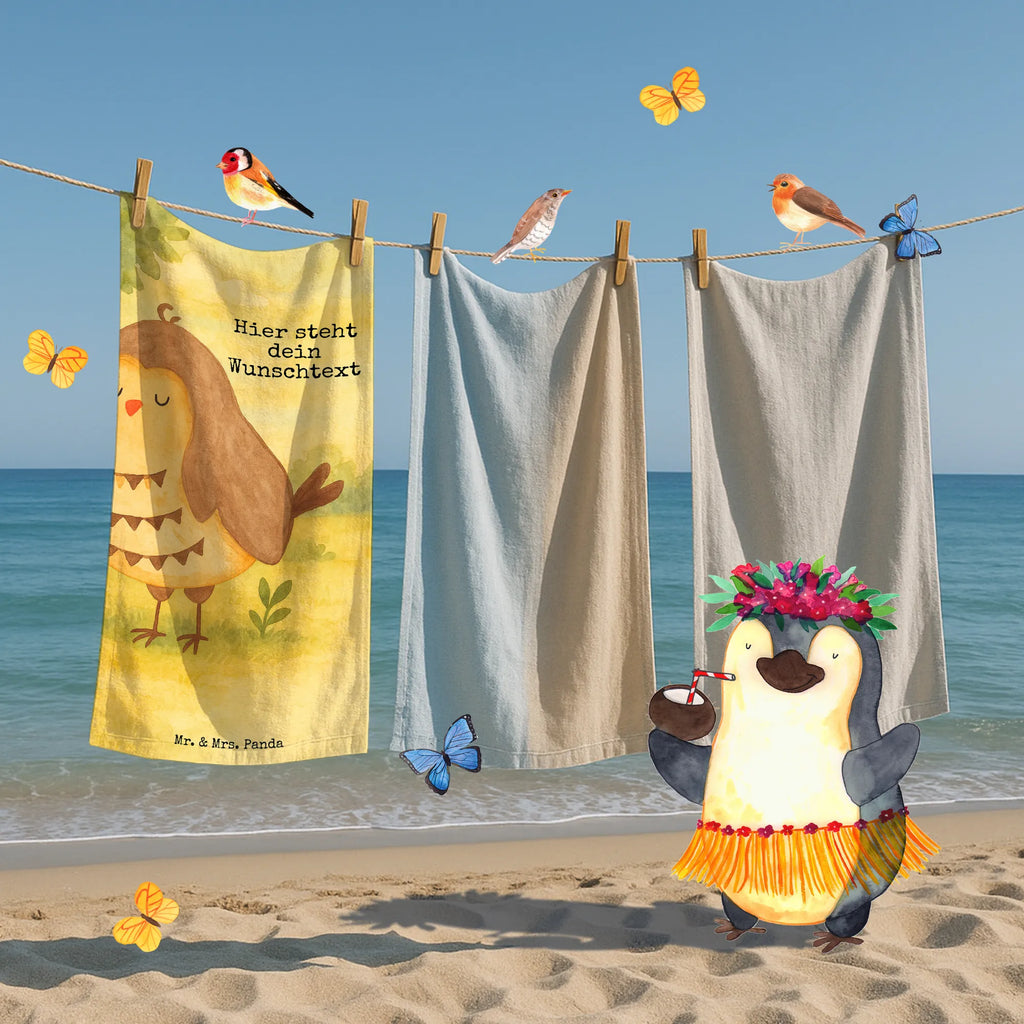 Personalisiertes Badehandtuch Eule Zufrieden Design Kinder Handtuch mit Namen, Badetuch mit Namen, Personalisiertes Handtuch, Personalisiertes Badetuch, Duschtuch mit Namen, Saunatuch mit Namen, Strandtuch mit Namen, Eule, Owl, Wortspiel lustig, Eule deko, Romantisch, Spruch schön, Eule Spruch, Geschenk Hochzeitstag, Liebe Spruch