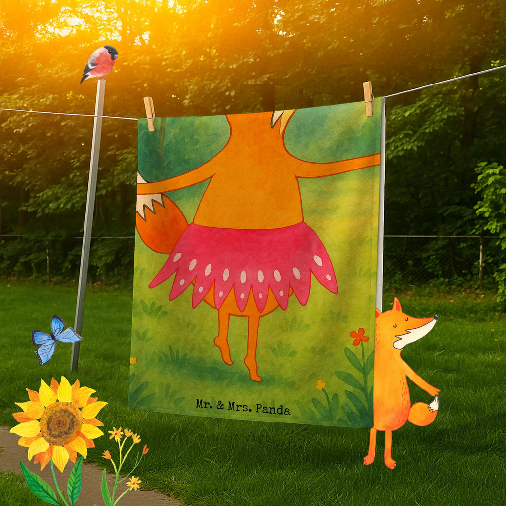 Badehandtuch Fuchs Ballerina Design Duschtuch, Badetuch, Strandtuch, Saunatuch, Kinder Handtuch, Fuchs, Fuchs Spruch, Füchse, Füchsin, Ballerina, Ballett, Tänzerin, Tanzen, Party, Einladung, Geburtstag