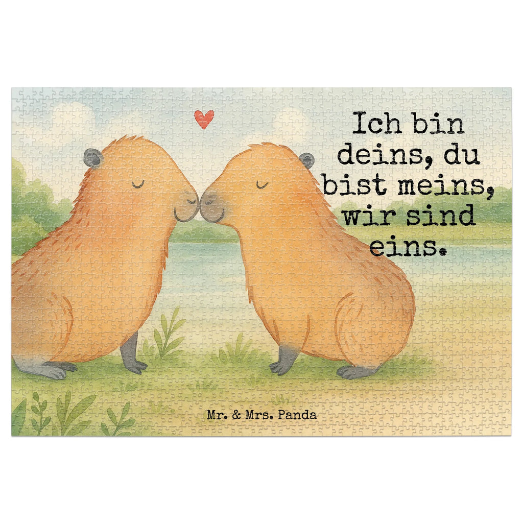 Puzzle Capybara Liebe Design Puzzle, Tiermotive, Gute Laune, lustige Sprüche, Tiere, Romantisches Geschenk, Du bist meins, Beziehung, Handgezeichnet, verliebt, Geschenkidee, Ehejubiläum, Liebe, Valentinstag, Herzlich, Liebesbeweis, Jahrestag, Tierliebe, Partnertiere, Ich bin deins, Kuschel Capybaras, Liebesspruch, Verschmolzen, Capybara, Paar