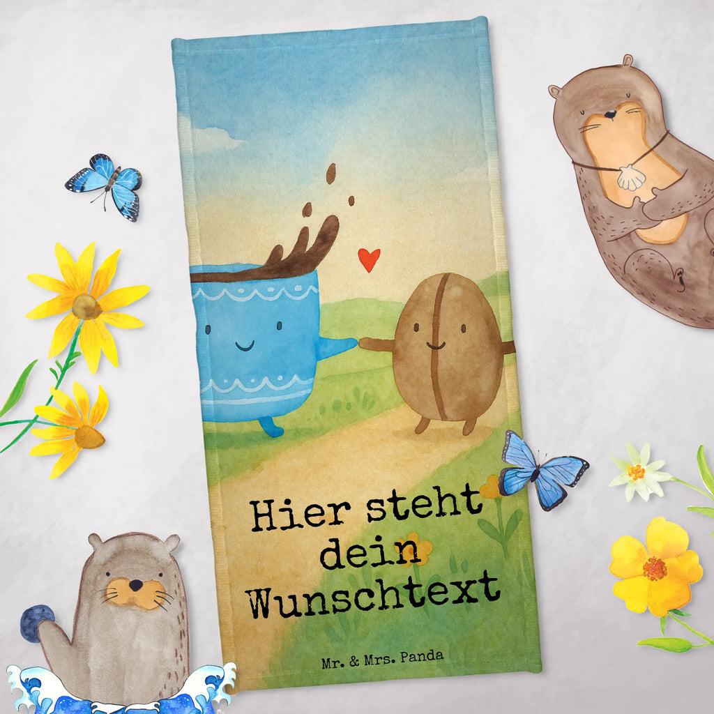 Spersonalizowany ręcznik kąpielowy kawa ziarno Design Personalisiertes Handtuch, Strandtuch mit Namen, Badetuch mit Namen, Kinder Handtuch mit Namen, Personalisiertes Badetuch, Duschtuch mit Namen, Saunatuch mit Namen, Tiermotive, Gute Laune, lustige Sprüche, Tiere, Zufriedenheit, Kaffeebohne, Glück, Kaffee, Genuss
