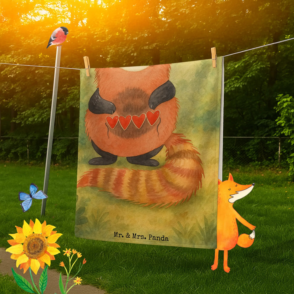 Personalized Bath Towel red panda Design Personalisiertes Badetuch, Badetuch mit Namen, Kinder Handtuch mit Namen, Saunatuch mit Namen, Personalisiertes Handtuch, Strandtuch mit Namen, Duschtuch mit Namen, Tiermotive, Gute Laune, lustige Sprüche, Tiere, Lieblingsmensch, Herz, Liebling, Liebe, Rot, Panda