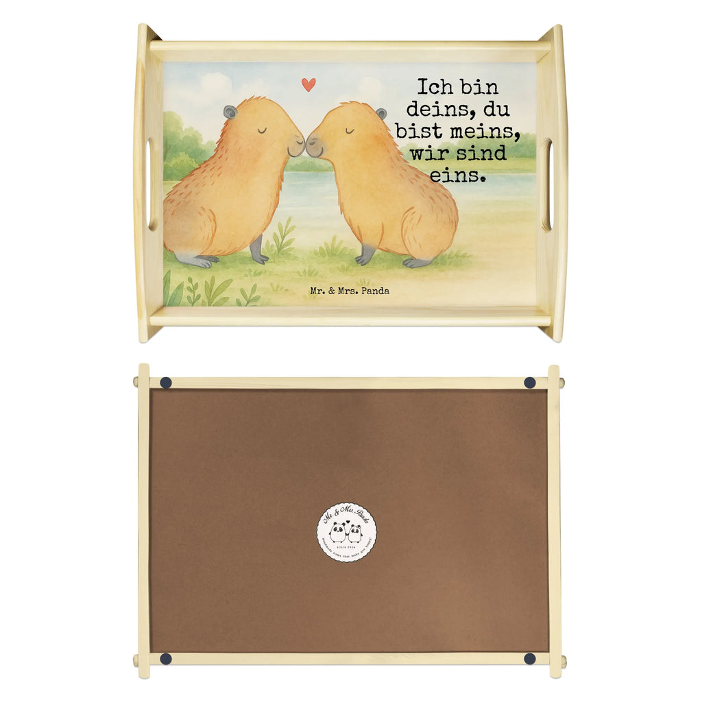 Serviertablett Capybara Liebe Design Tablett, Frühstückstablett, Serviertablett, Holztablett, Küchentablett, Dekotablett, Tiermotive, Gute Laune, lustige Sprüche, Tiere, Liebesbeweis, Kuschel Capybaras, Liebesspruch, verliebt, Handgezeichnet, Capybara, Ehejubiläum, Romantisches Geschenk, Jahrestag, Valentinstag, Geschenkidee, Tierliebe, Partnertiere, Verschmolzen, Liebe, Herzlich, Paar, Beziehung, Ich bin deins, Du bist meins