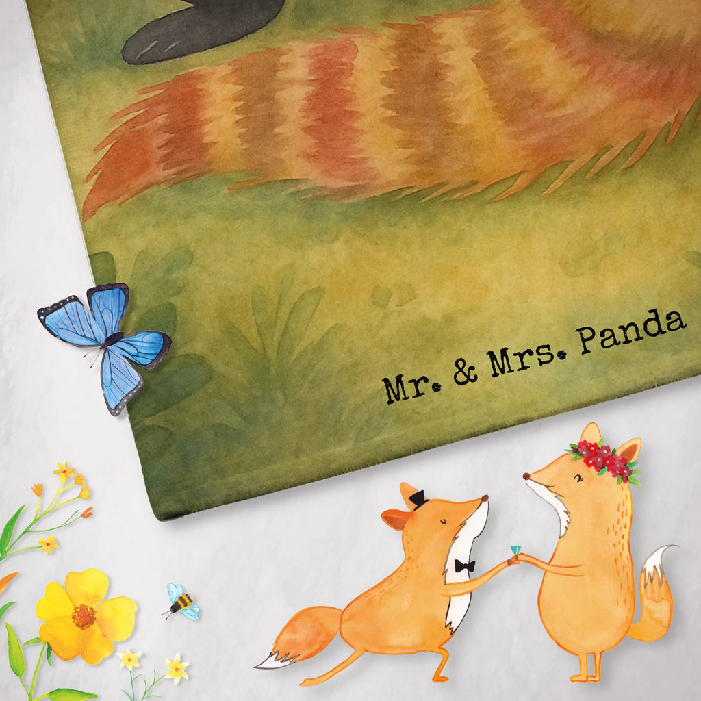 Badehandtuch Roter Panda Design Duschtuch, Badetuch, Strandtuch, Saunatuch, Kinder Handtuch, Tiermotive, Gute Laune, lustige Sprüche, Tiere, Panda, Liebe, Rot, Herz, Liebling, Lieblingsmensch