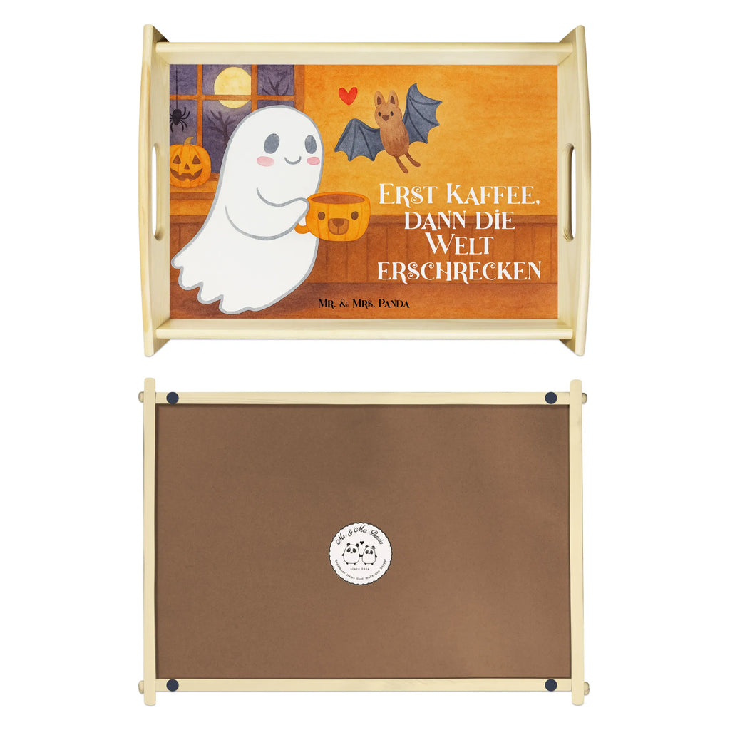 Frühstückstablett Gespenst Kaffee Design Frühstückstablett, Holztablett, Tablett, Dekotablett, Serviertablett, Küchentablett, Halloween, Deko, Martinssingen, Dekoration, Geschenke, Schenken, Gespenst, Kaffee