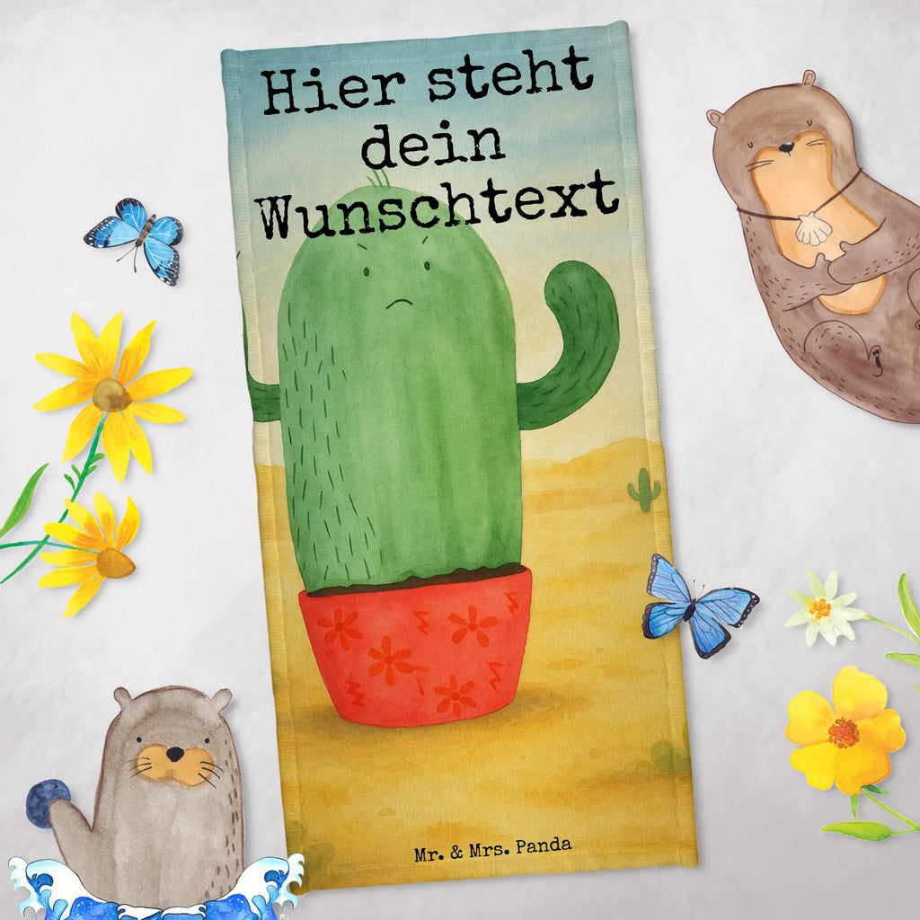 Personalized Bath Towel cactus Fury Design Saunatuch mit Namen, Personalisiertes Badetuch, Strandtuch mit Namen, Badetuch mit Namen, Duschtuch mit Namen, Kinder Handtuch mit Namen, Personalisiertes Handtuch, Kaktus, Kakteen, wütend, ärgern, Schule, Büroalltag, Chefin, Büro, Kollege, Kollegin