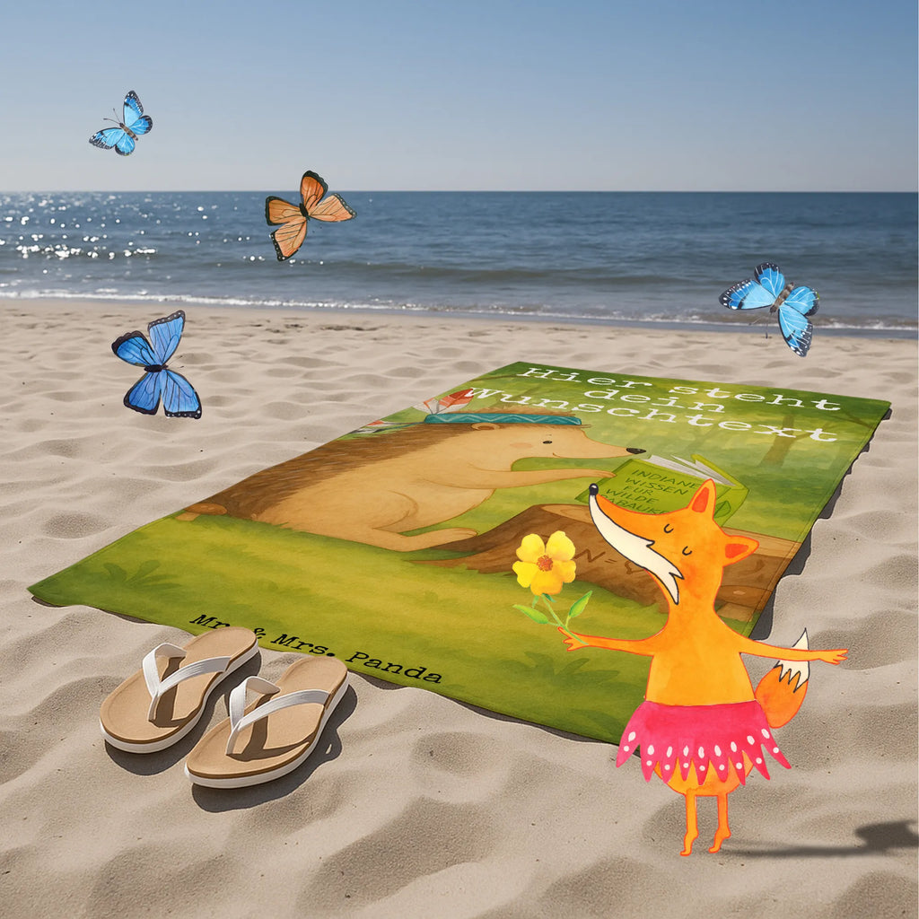 Personalized Bath Towel Hedgehog feather headdress Design Saunatuch mit Namen, Badetuch mit Namen, Personalisiertes Handtuch, Personalisiertes Badetuch, Kinder Handtuch mit Namen, Duschtuch mit Namen, Strandtuch mit Namen, Waldtiere, Tiere, Lagerfeuer, Camping, Abenteuer, Igel, Indianer