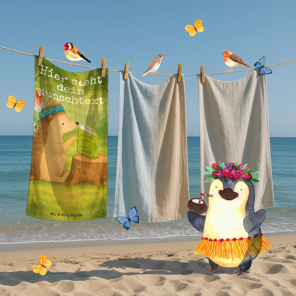 Personalized Bath Towel Hedgehog feather headdress Design Saunatuch mit Namen, Badetuch mit Namen, Personalisiertes Handtuch, Personalisiertes Badetuch, Kinder Handtuch mit Namen, Duschtuch mit Namen, Strandtuch mit Namen, Waldtiere, Tiere, Lagerfeuer, Camping, Abenteuer, Igel, Indianer