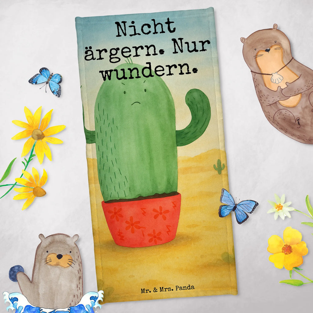 Badehandtuch Kaktus Wut Design Duschtuch, Badetuch, Strandtuch, Saunatuch, Kinder Handtuch, Kaktus, Kakteen, ärgern, Büro, Schule, Büroalltag, Chefin, Kollege, Kollegin, wütend